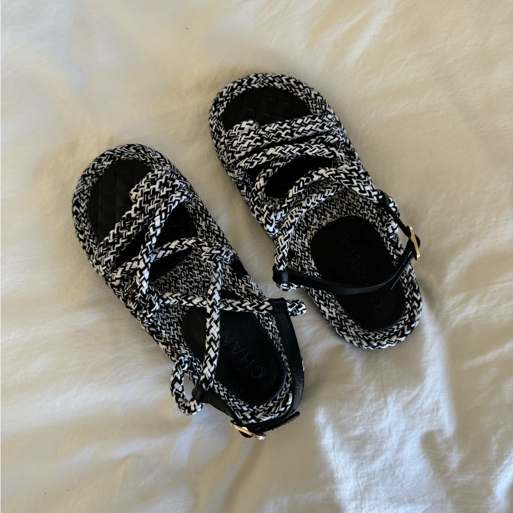Chanel Rope Sandals